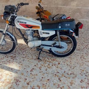 هندا ۱۲۵مدل۸۴رنگ سفید برگ اوراقی